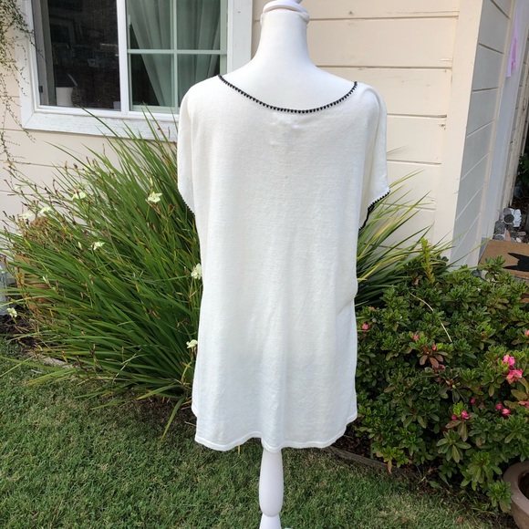 Cotton/Linen Blend blouse by Caslon - Picture 6 of 8